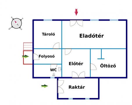 Eladó Üzlethelyiség 9781 Egyházashollós 