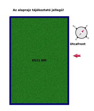 Eladó Telek 8600 Siófok , Buszmegállótól 800m-re 