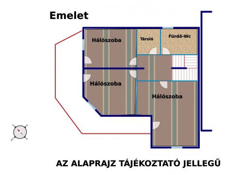 Eladó Ház 1121 Budapest 12. kerület Farkasvölgy tetején 1991-ban épült családi ház 
