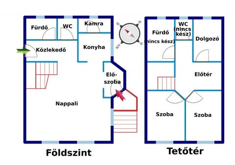 Eladó Ház 8095 Pákozd Bolthoz, buszmegállóhoz közel, saroktelken.