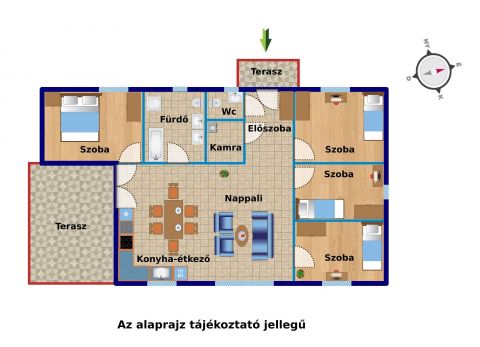 Eladó Ház 2340 Kiskunlacháza Kiskunlacháza újépítésű részén családi ház eladó