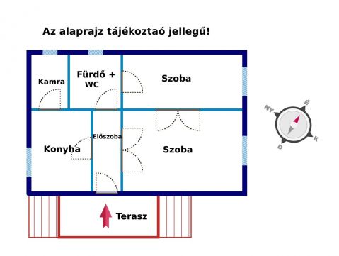 Eladó Ház 5000 Szolnok Téglaépítésű 2 szobás, cseréptetős, masszív alap, jó helyen