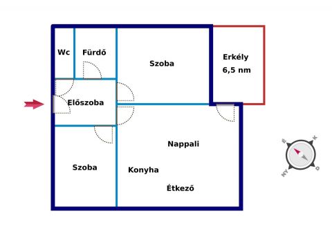 Eladó Lakás 4400 Nyíregyháza Malomkert
