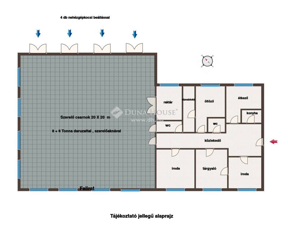 2112 Veresegyház , Ipari létesítmény- Acélipari gyártó üzem, raktár, irodák — 1/30