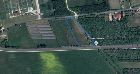 Kiadó Telek 9071 Gönyű , KIADÓ 3000 m2 KÜLTERÜLETI TELEK, PIACTÉR, GKSZ ÖVEZETBEN