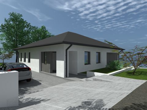 Eladó Ház 8372 Cserszegtomaj , Csendes kertvárosi utcában, újépítésű ikerfél