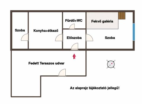 Eladó Lakás 1203 Budapest 20. kerület 2 szobás, galériás, klímás, fedett teraszos társasházi lakás
