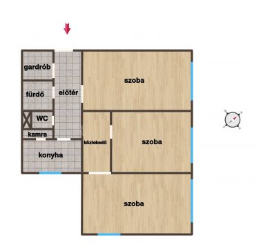 Eladó Lakás 1035 Budapest 3. kerület Flórián térnél, NEM főútra néző 3 szobás felújított