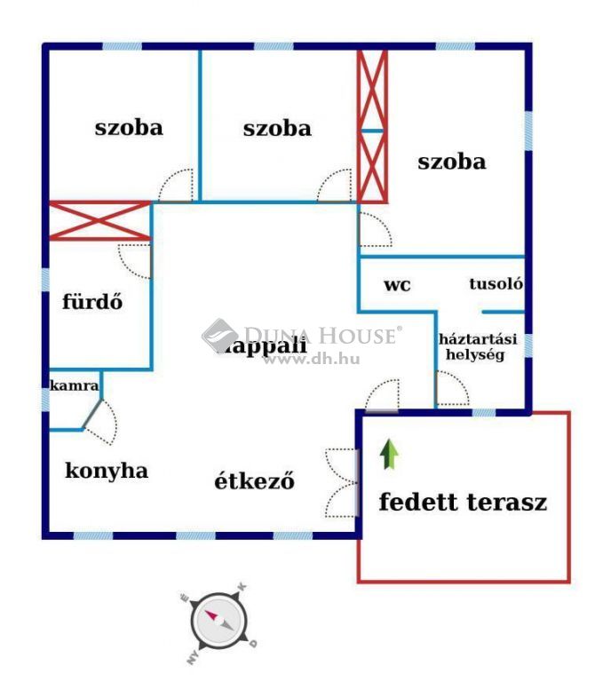 6000 Kecskemét , Új építés, 91nm-es kulcsrakész családi ház, 1775nm-es telken — 1/1
