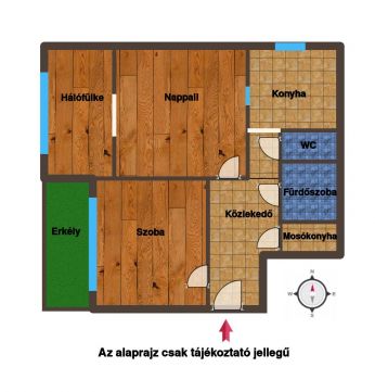 Eladó Lakás 1041 Budapest 4. kerület Világos, klímás lakás Újpest Városközpontnál