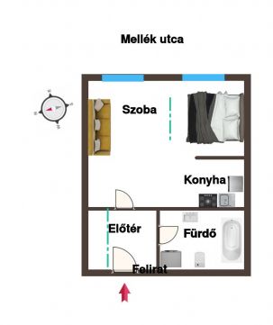 Kiadó Lakás 1139 Budapest 13. kerület Kiadó, berendezett, költözhető lakás a Béke tér mellett 