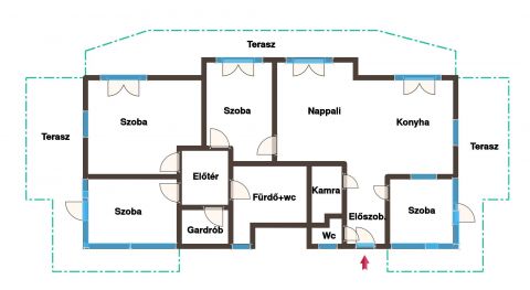 Eladó Lakás 1025 Budapest 2. kerület Panorámás penthouse tetőterasszal és garázzsal Zöldmálon!