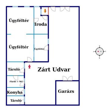 Eladó Ház 6100 Kiskunfélegyháza Vállalkozásként, vagy házként használható épület