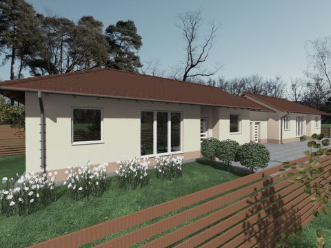 Eladó Ház 2200 Monor , Újépítésű, tároló kapcsolatos, ikerházfél a központban!