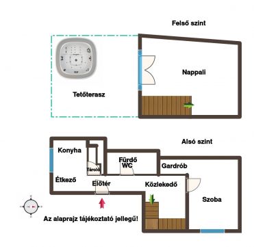 Eladó Lakás 1053 Budapest 5. kerület Tetőteraszos jacuzzis legénylakás az Egyetem téren
