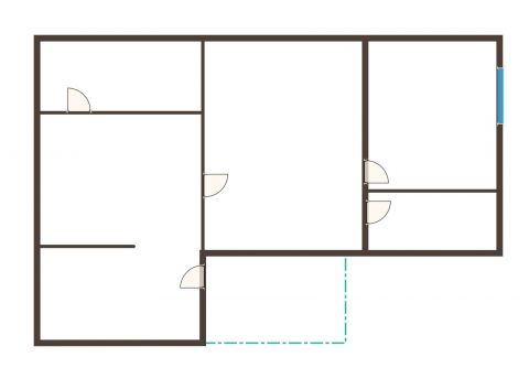 Eladó Ház 2735 Dánszentmiklós Dánszentmiklós focipálya közelében 2 szobás ház eladó