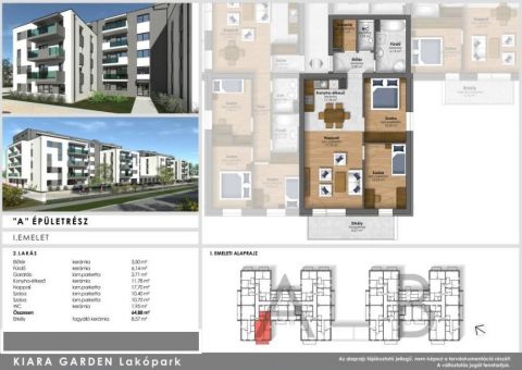 Eladó Lakás 9700 Szombathely Kiara Garden lakópark