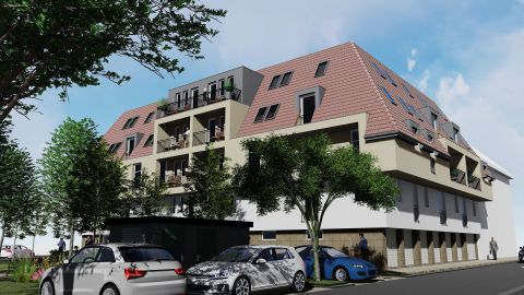 Eladó Lakás 6000 Kecskemét , 1-2-3 szobás újépítésű lakások, belvárosi liftes társasházban