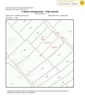 Eladó Telek 9084 Győrság Öreg utca környéke