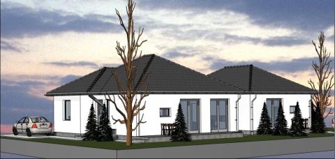 Eladó Ház 2440 Százhalombatta , NAPPALI + 2 HÁLÓS ÚJ ÉPÍTÉSŰ IKERHÁZ DUNAFÜREDEN