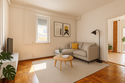 Eladó Lakás 6300 Kalocsa KERTVÁROSBAN NAPPALI + 2 HÁLÓS AZONNAL KÖLTÖZHETŐ KERTTEL 