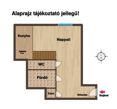 Eladó Lakás 1068 Budapest 6. kerület Zeneakadémia mellett, emeleti felújított garzon lakás