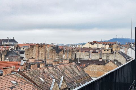 Kiadó Lakás 1085 Budapest 8. kerület , Újépítésű PENTHOUSE lakás - 70 nm tetőterasszal!