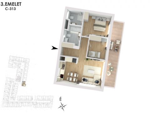 Eladó Lakás 1138 Budapest 13. kerület Lakópark a Duna partján: Otthonod a vízparti életstílus közepén!