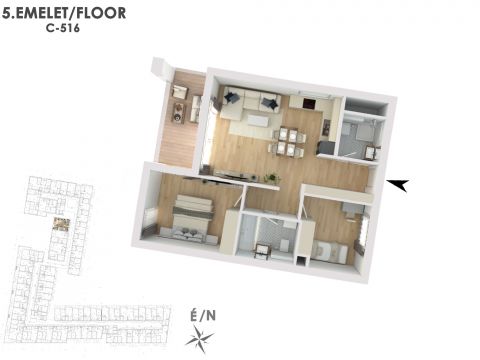 Eladó Lakás 1138 Budapest 13. kerület Lakópark a Duna partján: Otthonod a vízparti életstílus közepén!