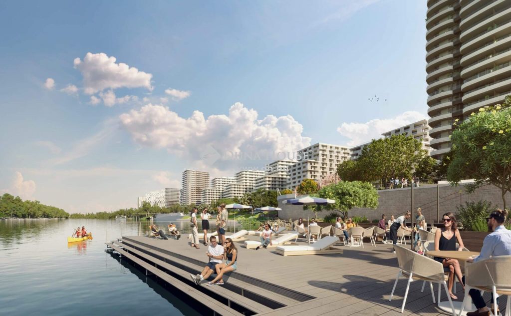 1138 Budapest 13. kerület , Épülő Marina Cityben erkélyes stúdió eladó — 1/6