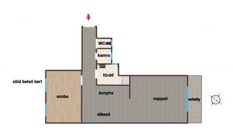 Eladó Lakás 1012 Budapest 1. kerület , Felújított, tágas, erkélyes lakás a Feszty Árpád utcában