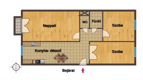 Eladó Lakás 1039 Budapest 3. kerület Békásmegyer hegy felöli oldalán