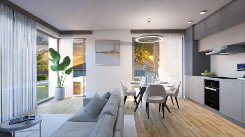 Eladó Lakás 1147 Budapest 14. kerület , Zuglói kertkapcsolatos, új építésű 