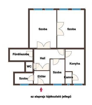 Eladó Lakás 1055 Budapest 5. kerület *** XIX.századi palotában 3+1 szobás nagypolgári lakás***