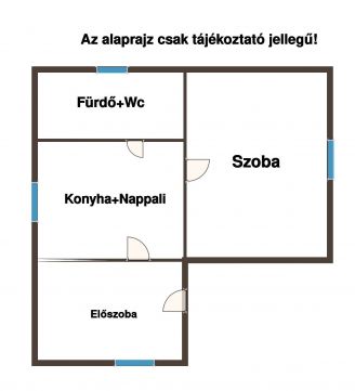 Eladó Ház 5052 Újszász Újszász vasútállomástól 5 percre 1 szoba+nappalis ház eladó