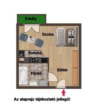 Eladó Lakás 1146 Budapest 14. kerület Városliget szomszédságában jó állapotú erkélyes lakás