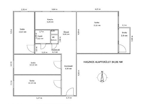 Eladó Lakás 8400 Ajka 8400 Ajka, belváros