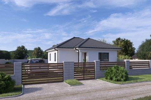 Eladó Ház 6115 Kunszállás , Nappali + 4 szobás új építésű családi ház - 665 nm telken