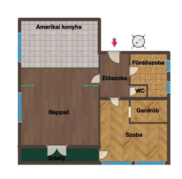 Eladó Lakás 1204 Budapest 20. kerület Otthonstartra alkalmas lakás, csendes, családias környéken