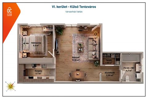 Eladó Lakás 1067 Budapest 6. kerület 