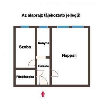 Kiadó Lakás 1091 Budapest 9. kerület Pöttyös utcai metrómegállónál 1,5 szobás lakás