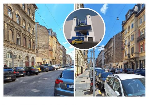 Eladó Telek 1076 Budapest 7. kerület , Keleti Pályaudvarnál társasház építésére telek