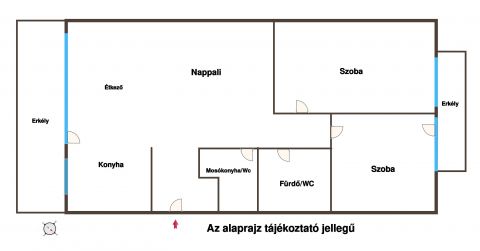 Eladó Lakás 1061 Budapest 6. kerület Liszt Ferenc térnél, újszerű 3 szobás emeleti erkélyes lakás