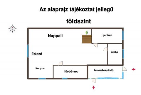 Eladó Ház 6090 Kunszentmiklós Kunszentmiklós szélén nappali +2 szobás családi ház