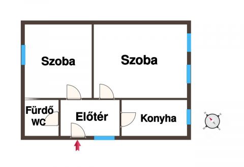 Eladó Ház 6112 Pálmonostora Villanyhálózat cserélt és fűtés korszerűsített ház 